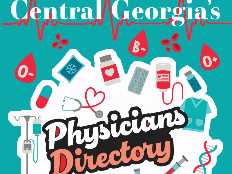 Cover image of the 2025 Central Georgia's Physicians Directory