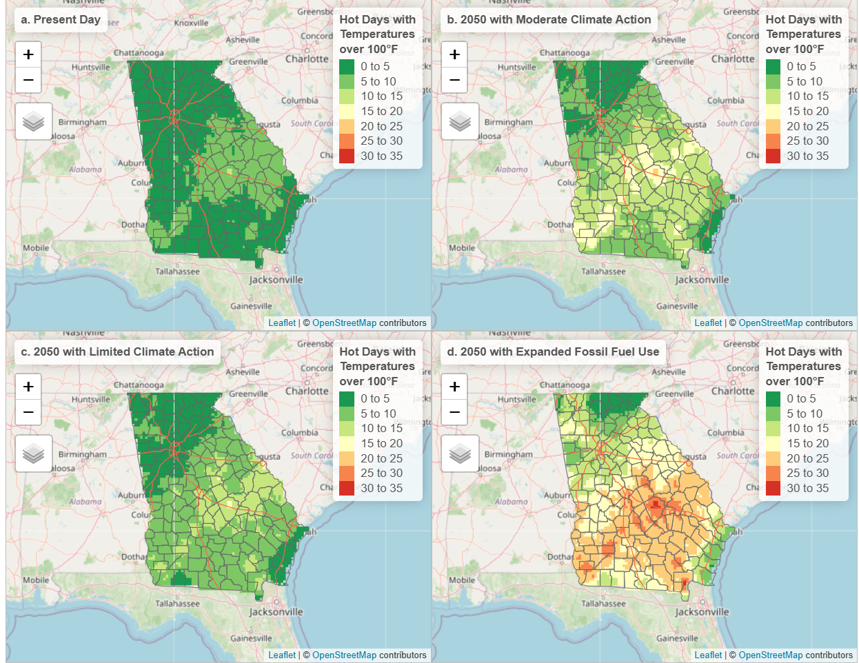 New Georgia map tool offers local climate change insight