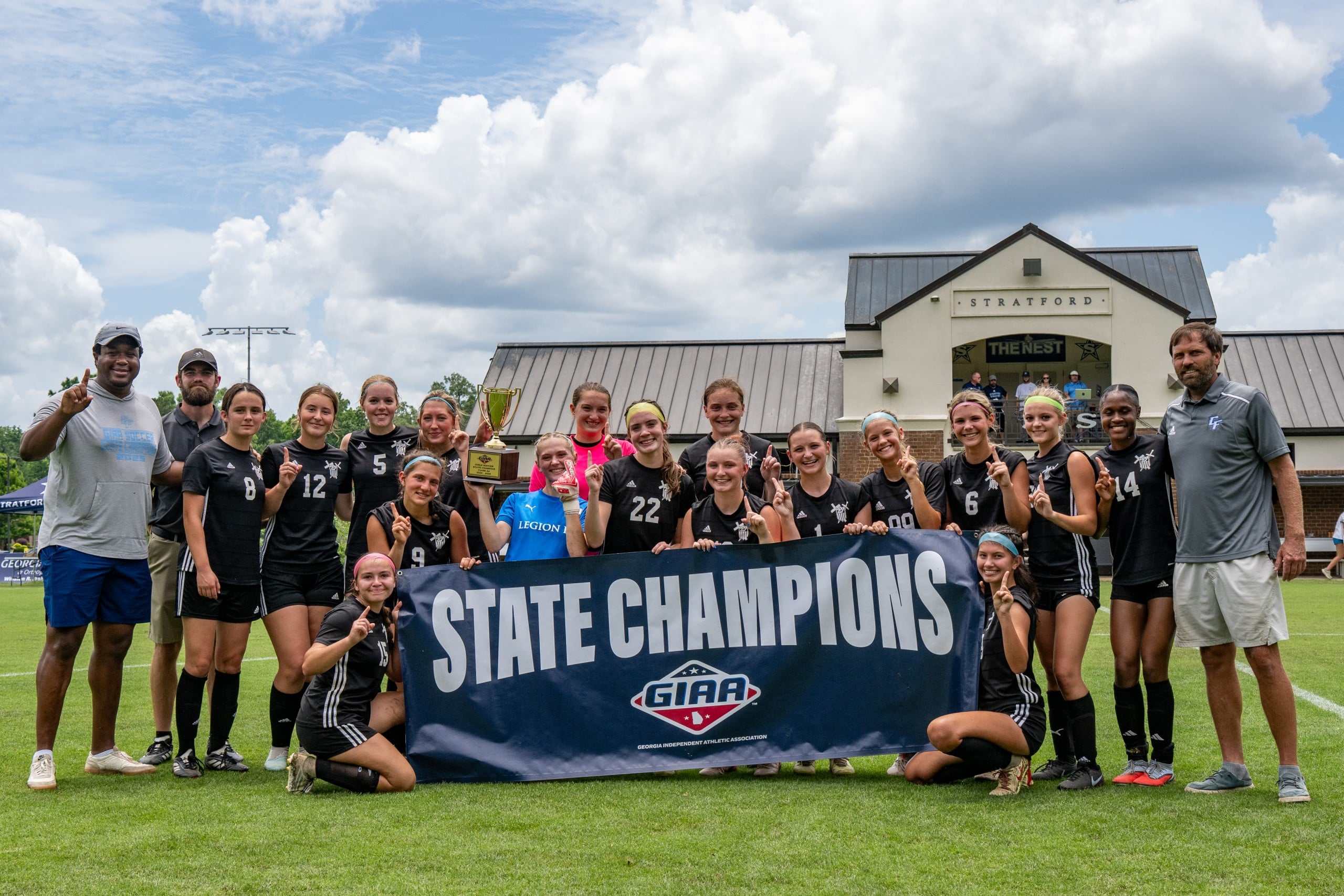 Central Fellowship wins third straight championship behind hat trick from Lois Tanner